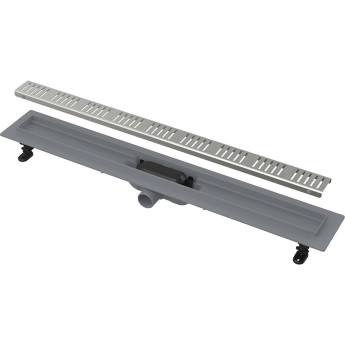 Водоотводящий желоб ALCAPLAST SIMPLE APZ10-950M с порогами для перфорированной решетки